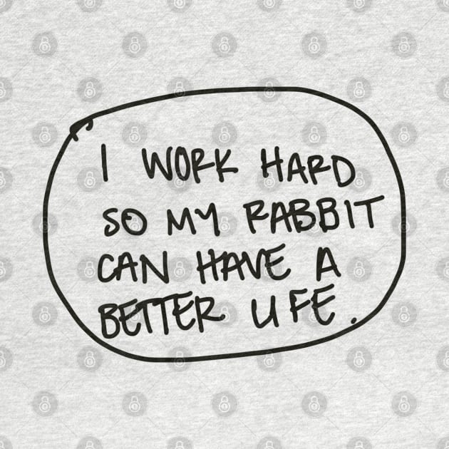 I work hard by Holland Lop Chris